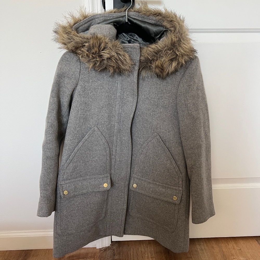 J crew wool coat. Petite 2